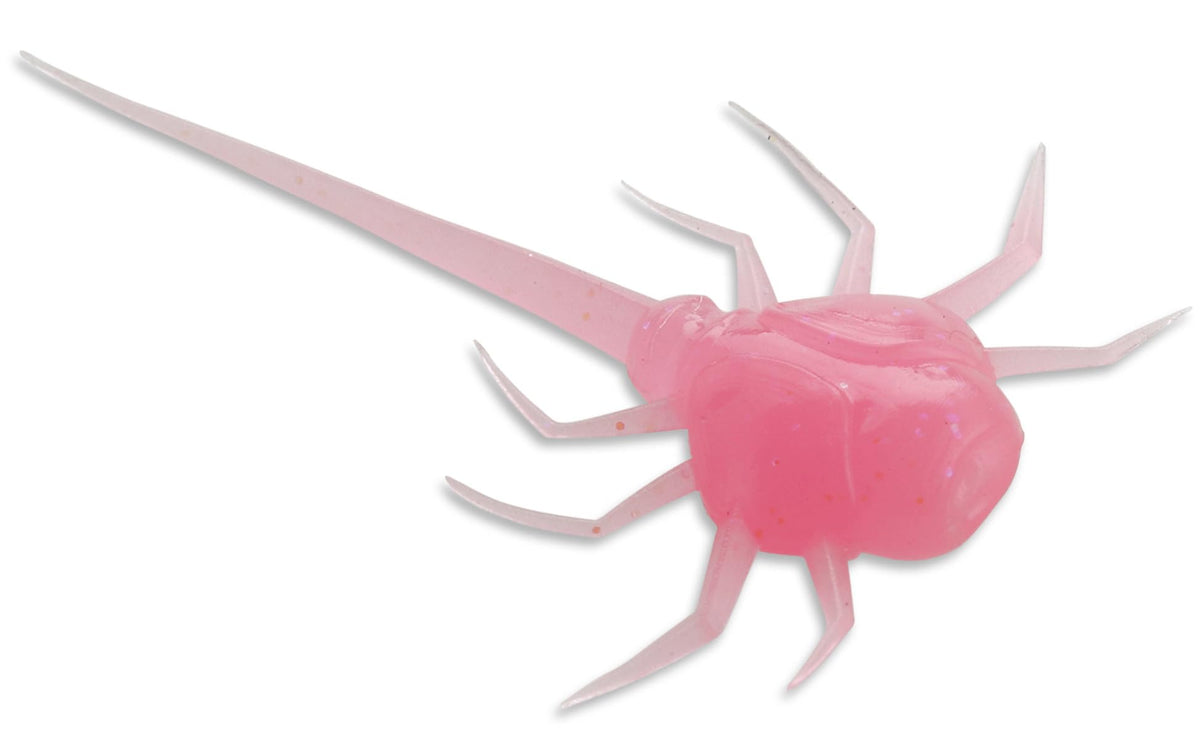 13 FISHING Coconut Crab Bubble Gum softbait, lifelike action tempts panfish in clear water.