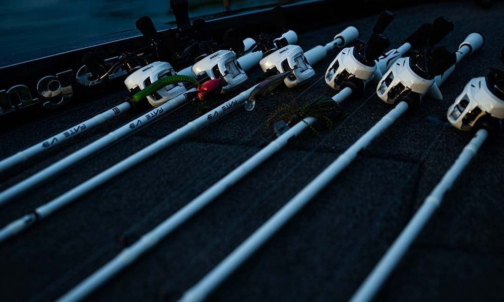 13 FISHING Concept C2 railed clutch cam supports precise, repeatable performance.