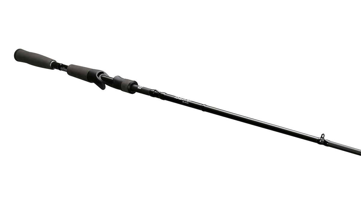 13 Fishing Defy Black 7'4 crankbait rod full view ideal for big crankbaits.