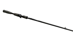 13 Fishing Defy Black 7'4 crankbait rod full view ideal for big crankbaits.