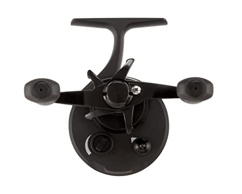 Descent Gen 2 inline ice reel with compact graphite frame for easy handling.