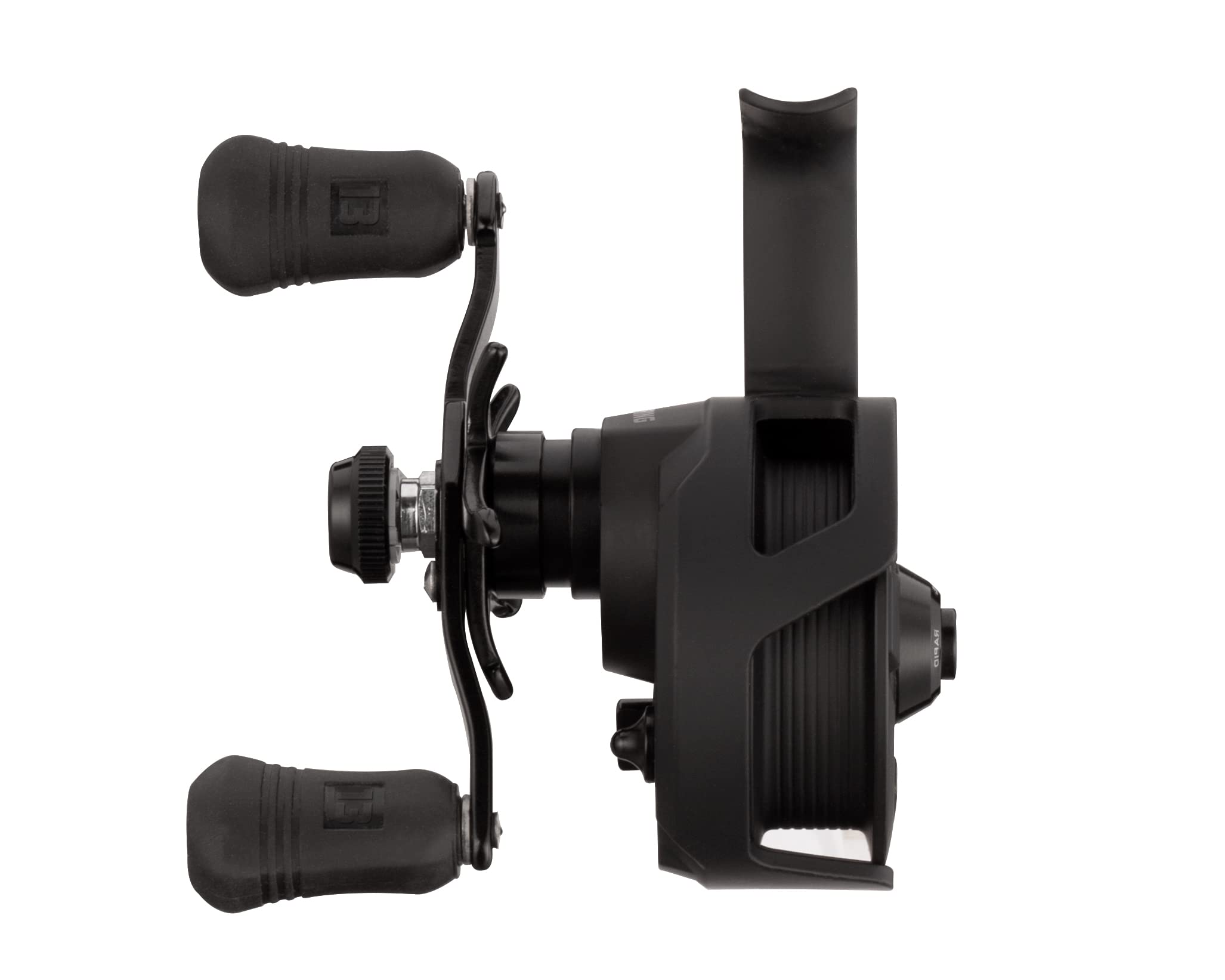Descent Gen 2 inline ice reel drag star adjustment for fine-tuned tension.