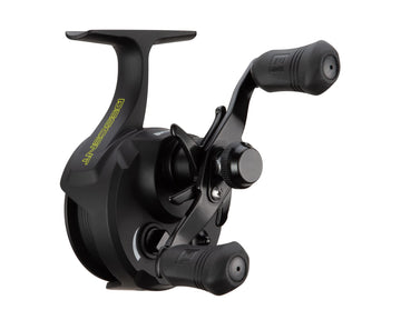 Descent Gen 2 inline ice reel push button spool for quick line changes.