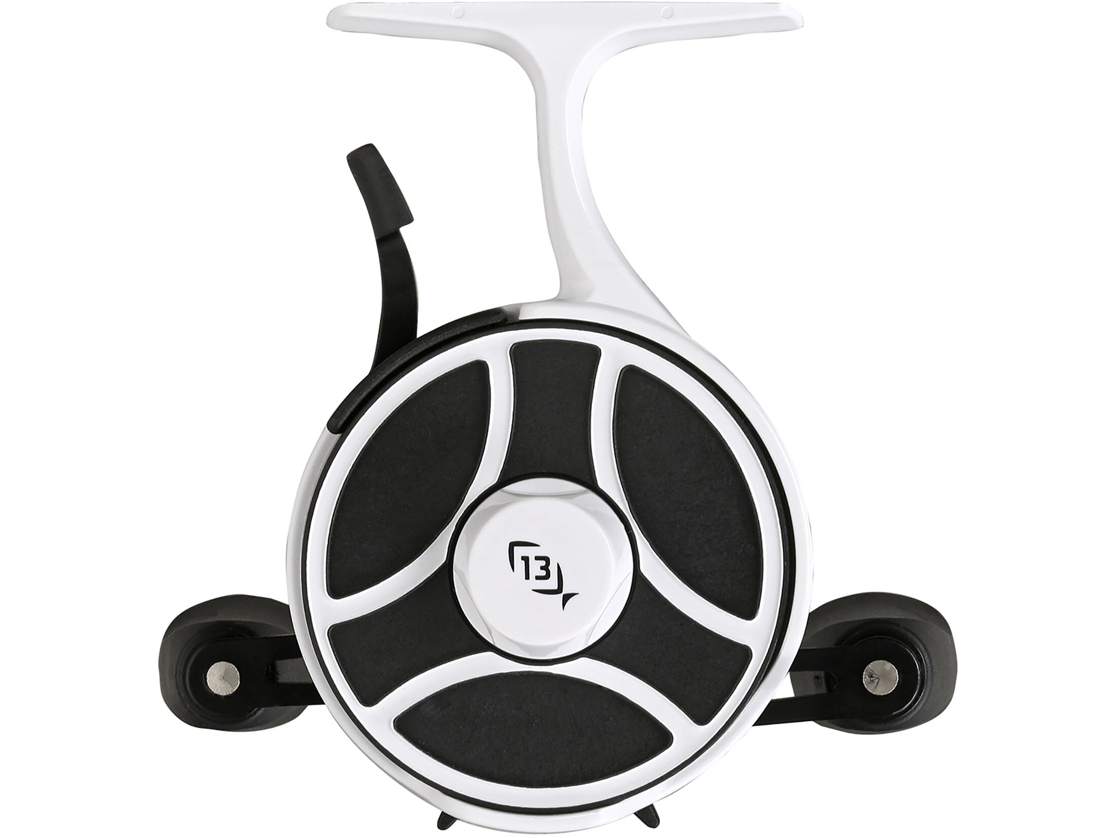 13 FISHING Freefall Ghost reel side view highlighting smooth drag and reliability