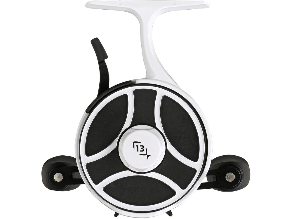 13 FISHING Freefall Ghost reel side view highlighting smooth drag and reliability