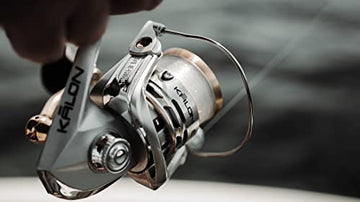 Kalon C saltwater use context with reel in action.