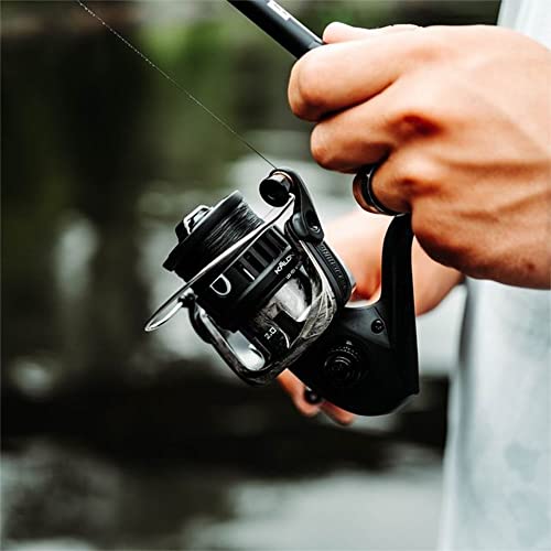 13 Fishing Kalon O Blackout in-hand usage for balanced feel.