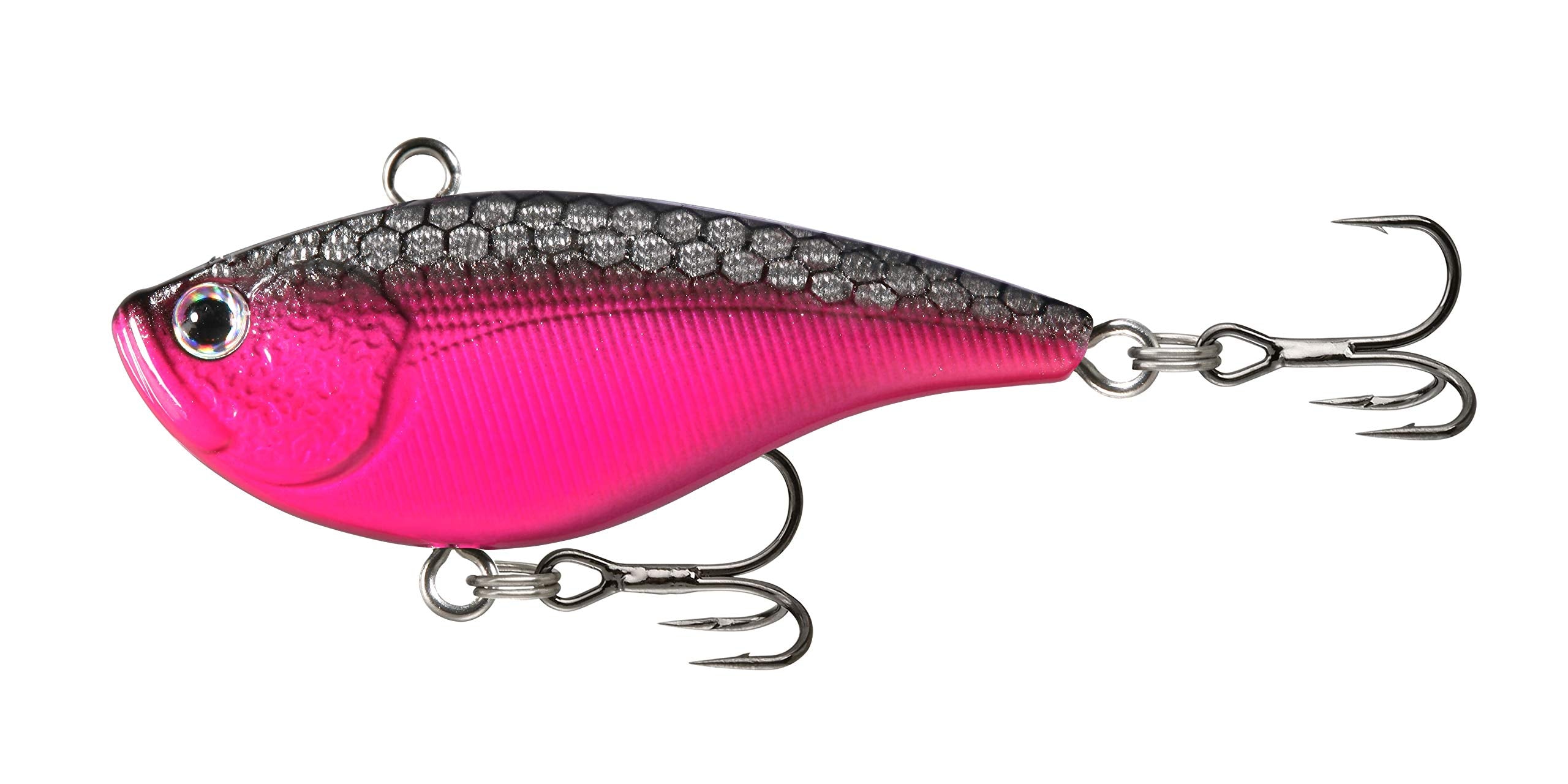 13 FISHING Micro Magic Man 1.5-inch Unicorn Tears lure with high-pitch rattle for clear-water bites.
