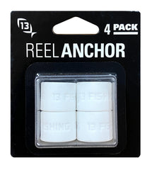 13 Fishing Neon Green Anchor Wrap Band high visibility during action