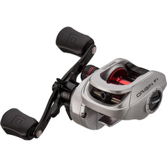 Origin F1 reel front view highlighting balanced design for long casts