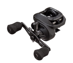 13 Fishing Origin O1 Blackout reel handle and frame close-up shows responsive control