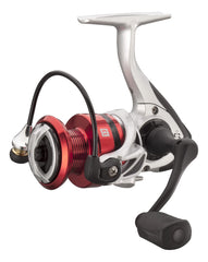 13FISHING Source F spinning reel side profile shows lightweight balance for smooth casting.