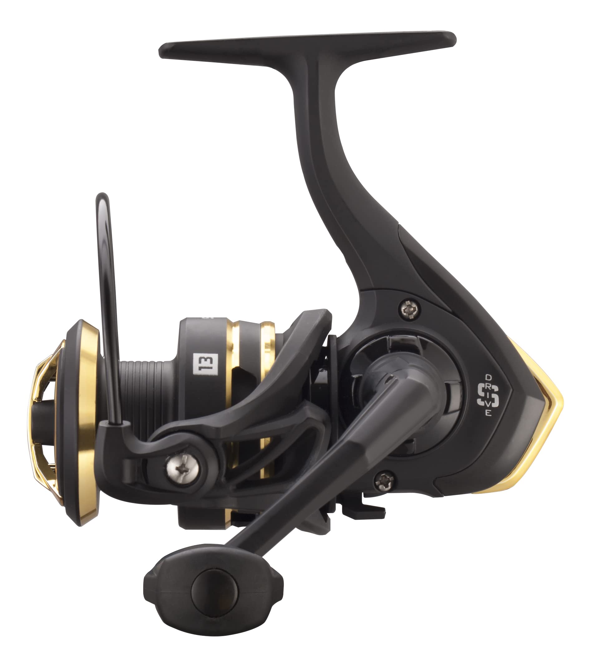 13 Fishing Source R side profile highlights compact freshwater design and balance.