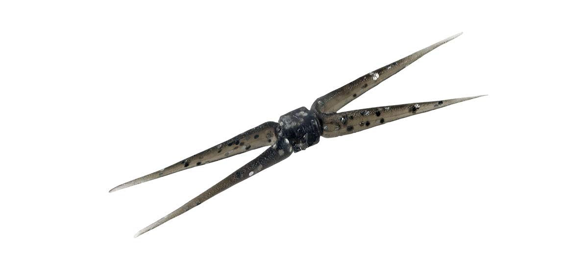 13 FISHING Tetrad panfish plastics Black Magic 6-pack for precise jigging
