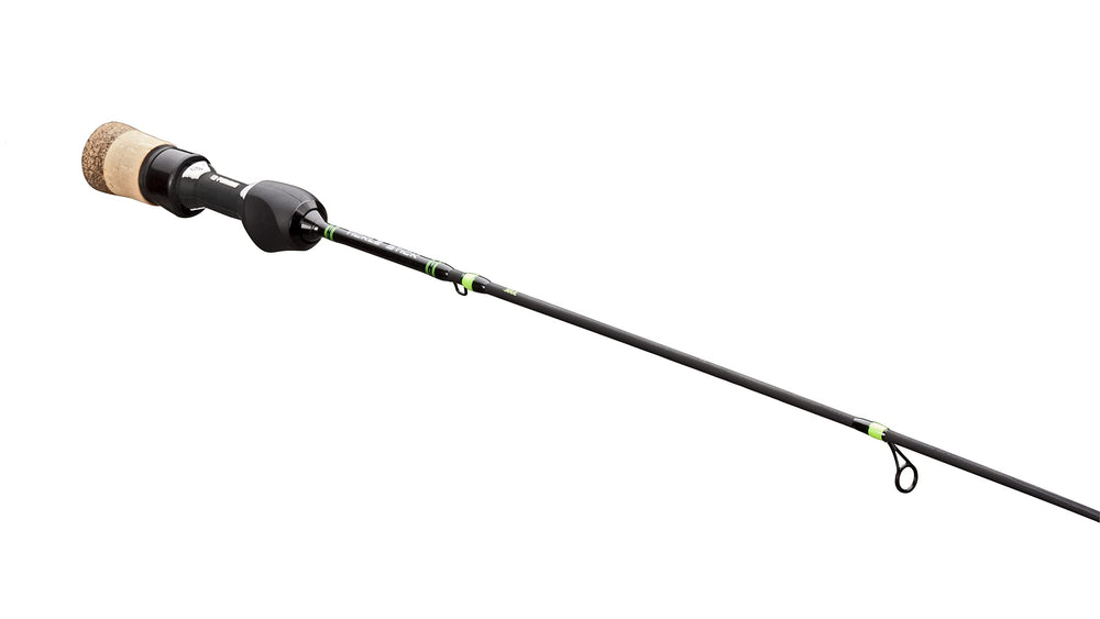 13 FISHING Tickle Stick high-visibility tip enhances bite visibility.