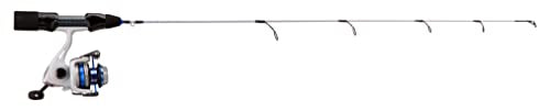 13 FISHING White Noise Ice Combo 26M reel seat provides secure ergonomic grip