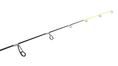 13 FISHING Wicked Pro ice rod 28ML hi-vis tip aids quick bite detection.