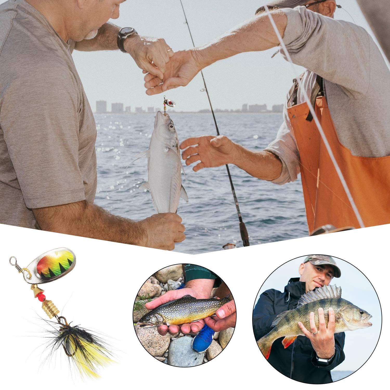 Gift-ready fishing lure kit for men
