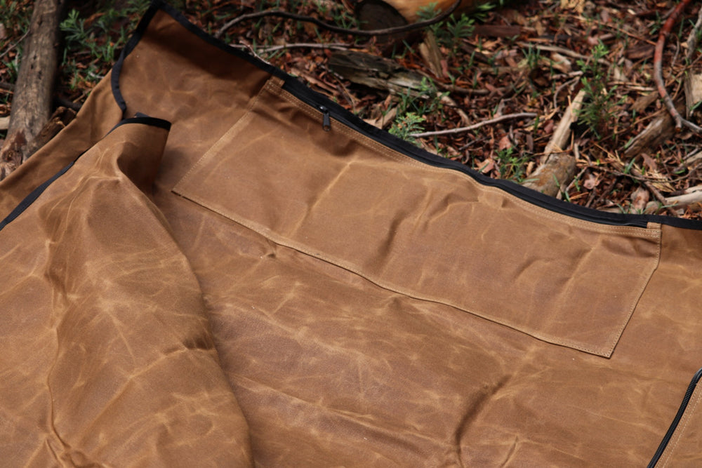 1844 Helko Werk bedroll measures 80 by 40 inches for solo use