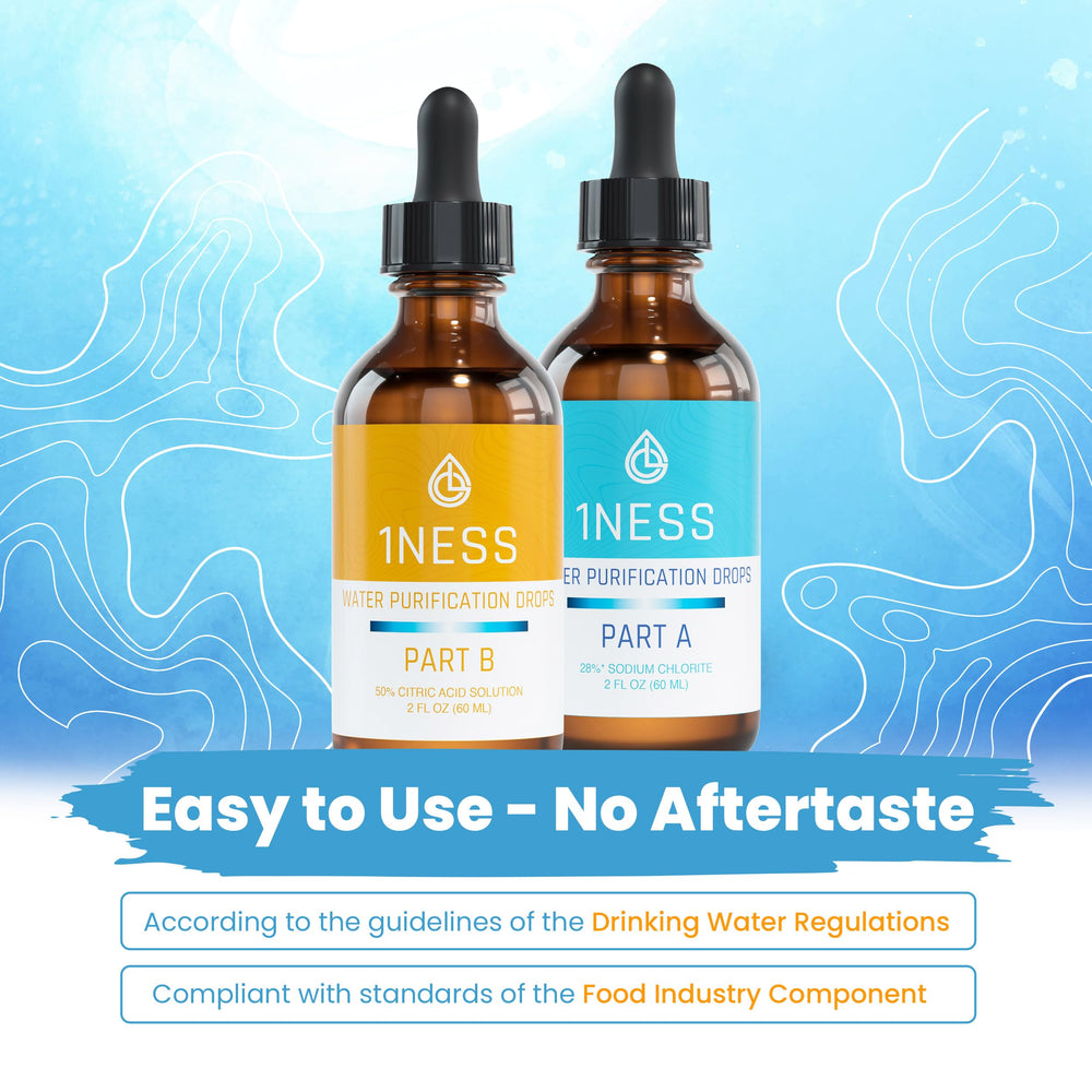 Each bottle contains about 1150 drops for versatile water treatment use