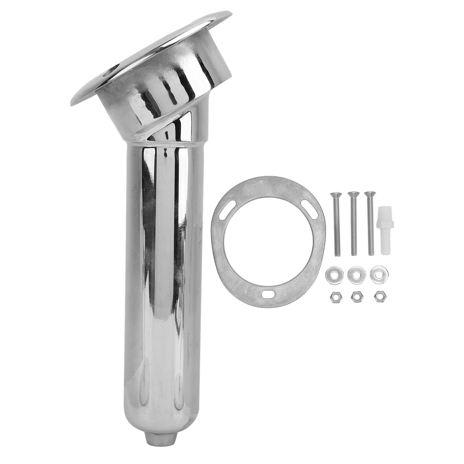 2-in-1 rod and cup holder assembly for boats