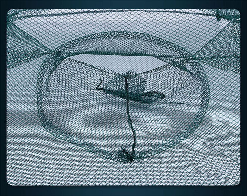 Crawfish traps showing 93 x 93 cm opening