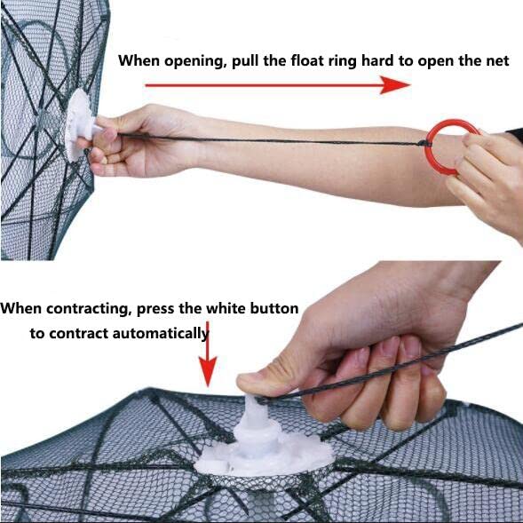 Durable nylon net and alloy frame of traps