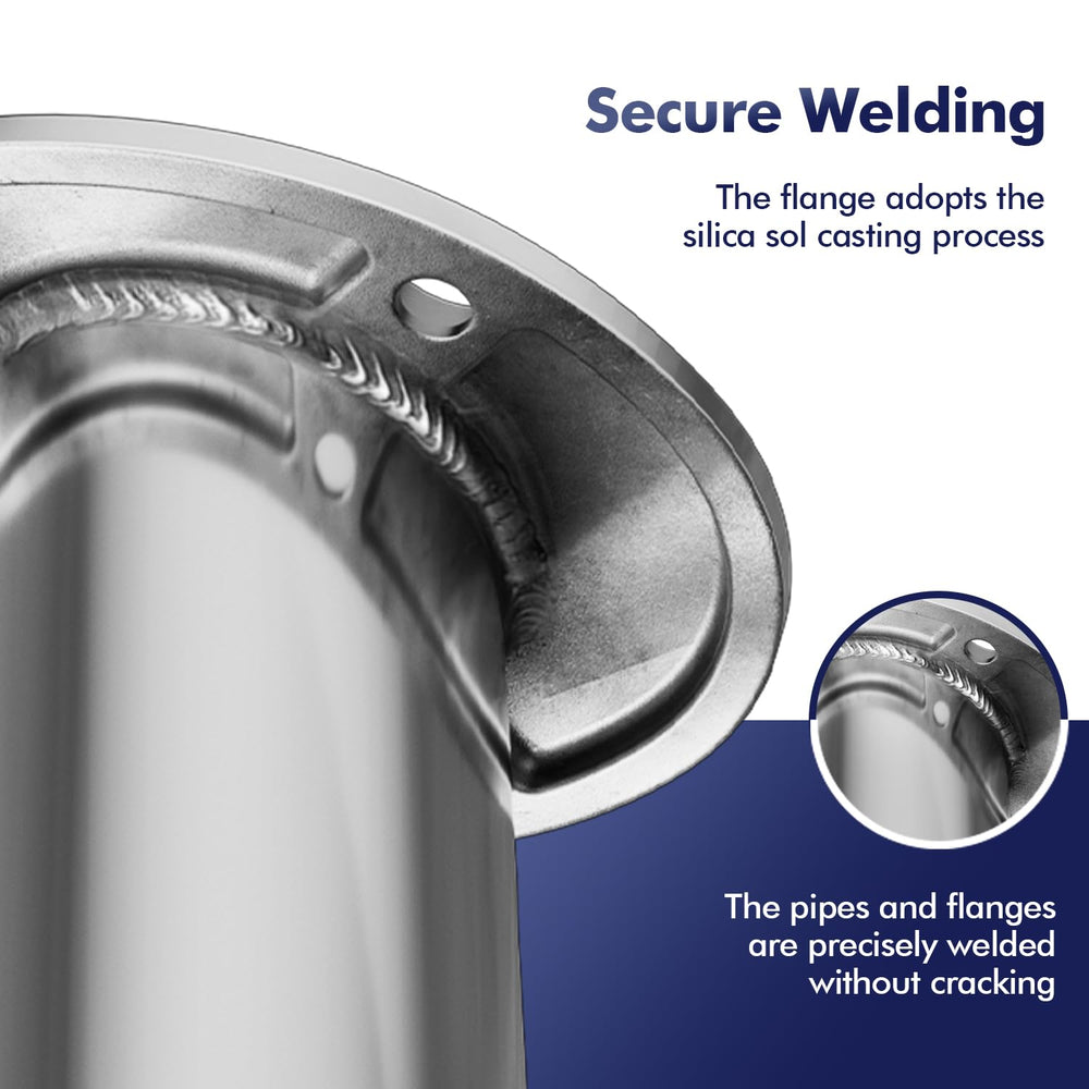 Rod holder flange showing 15-degree angle
