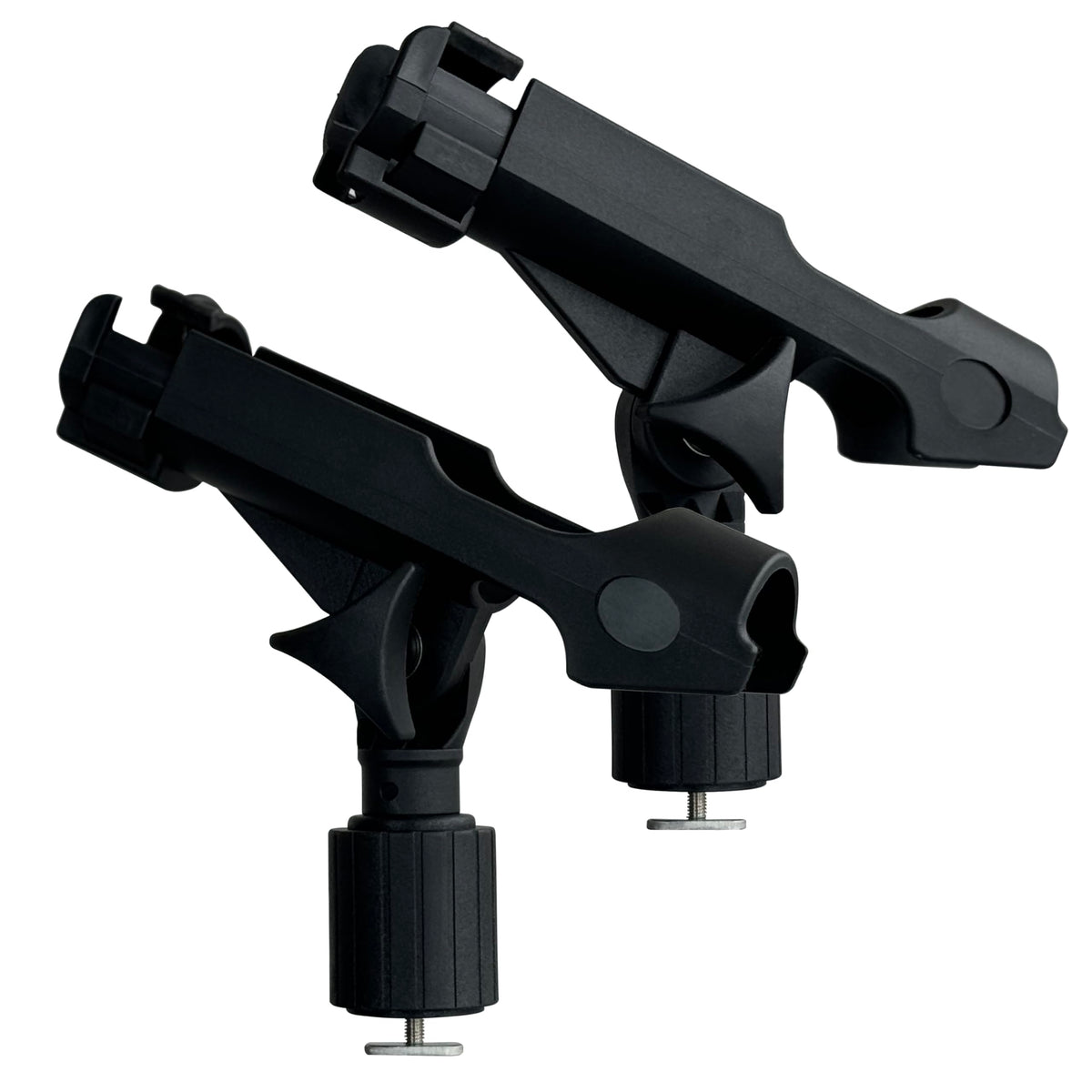 2-pack fishing rod holders with track mount for kayak or canoe