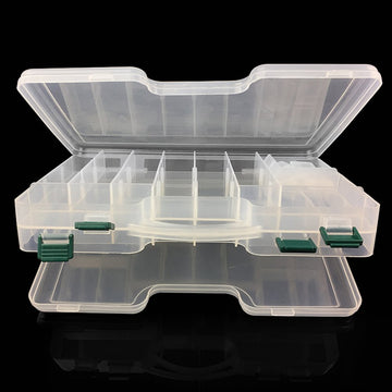 Clear view of durable white plastic construction and handle