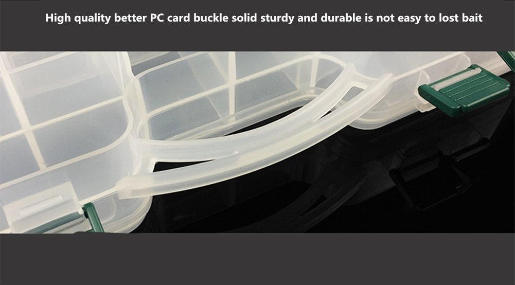 Two-tier storage design for organized tackle and lures