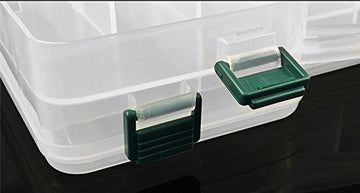 12 removable dividers creating 20-44 compartments
