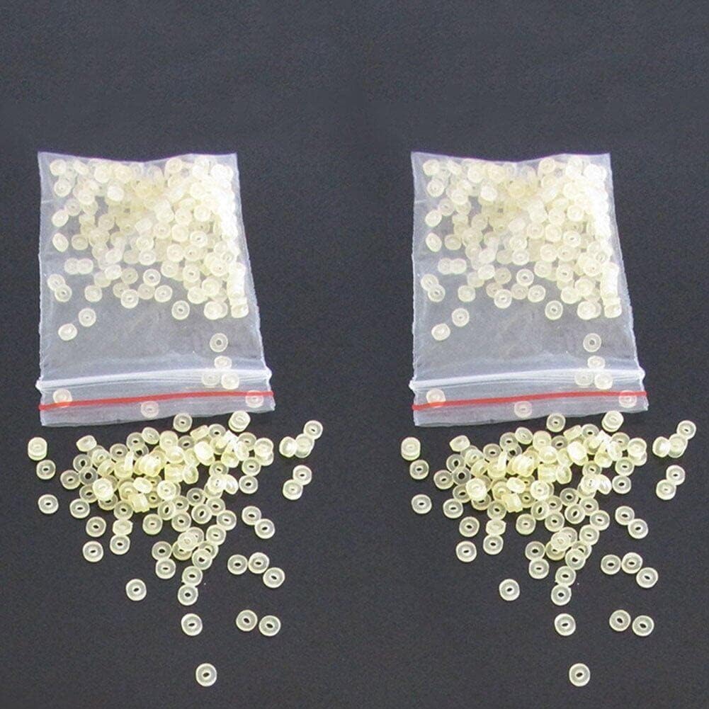 Yellow 2mm pellet bands – angle view 2