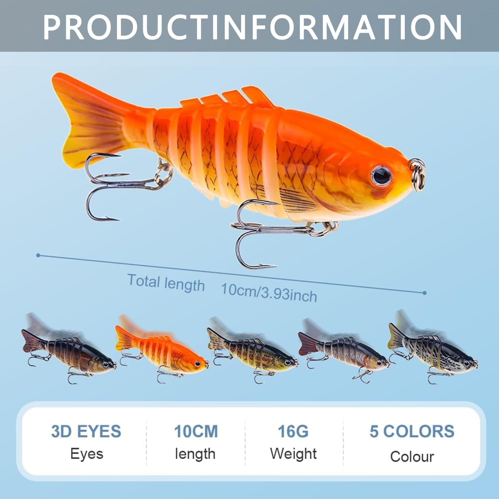 Angler holding the 2025 3D Bionic Swimming Lure ready to cast