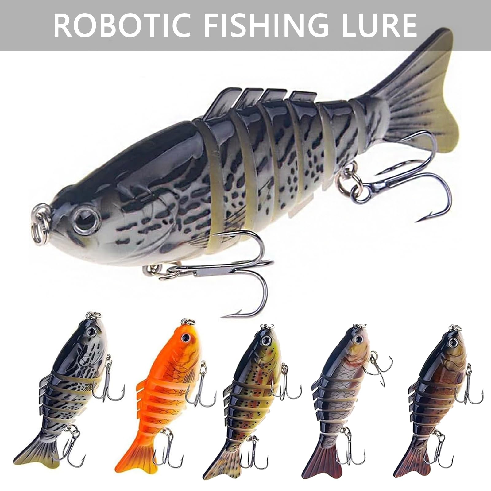 Lure in water demonstrating multi-depth action