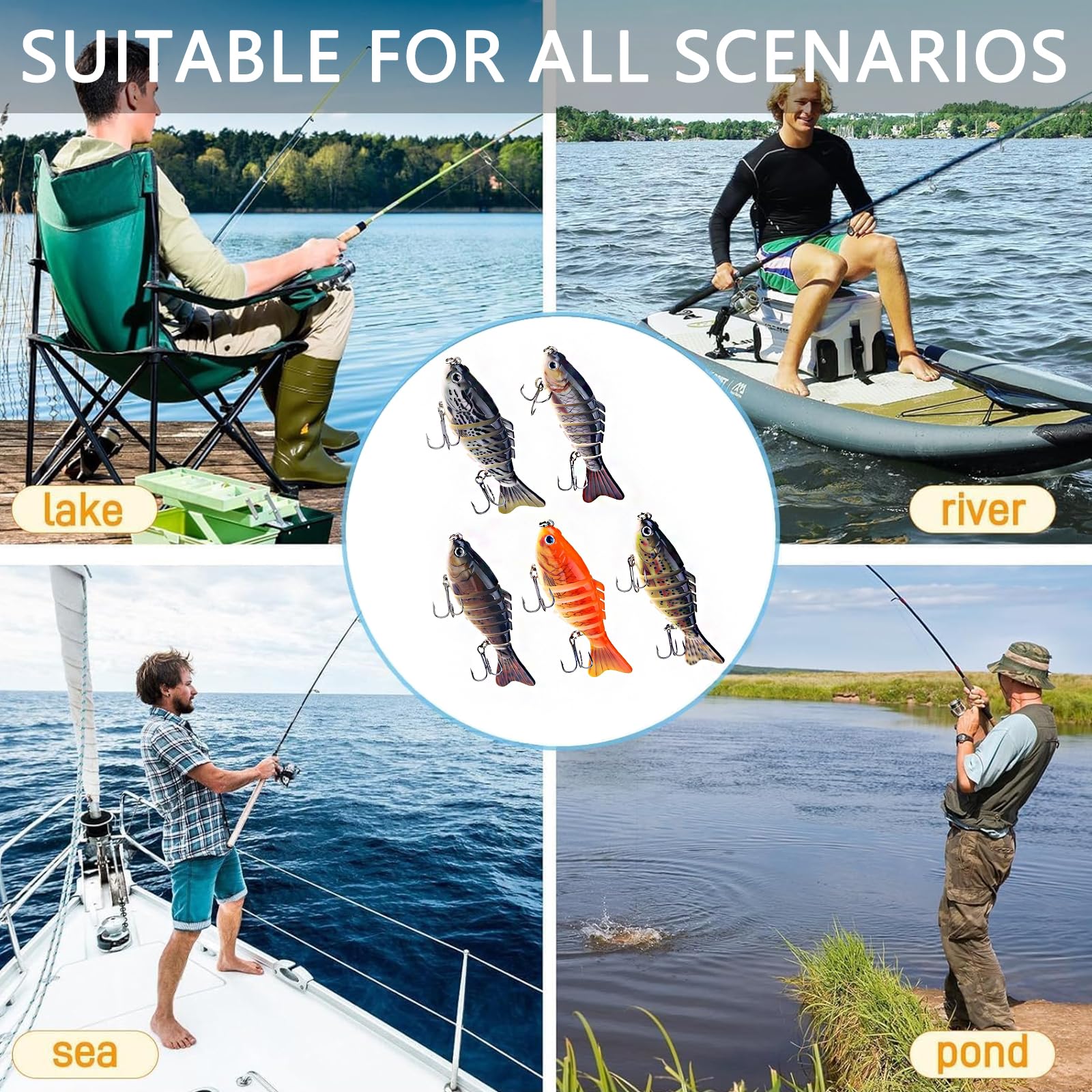 Product packaging for the 2025 3D Bionic Swimming Lure