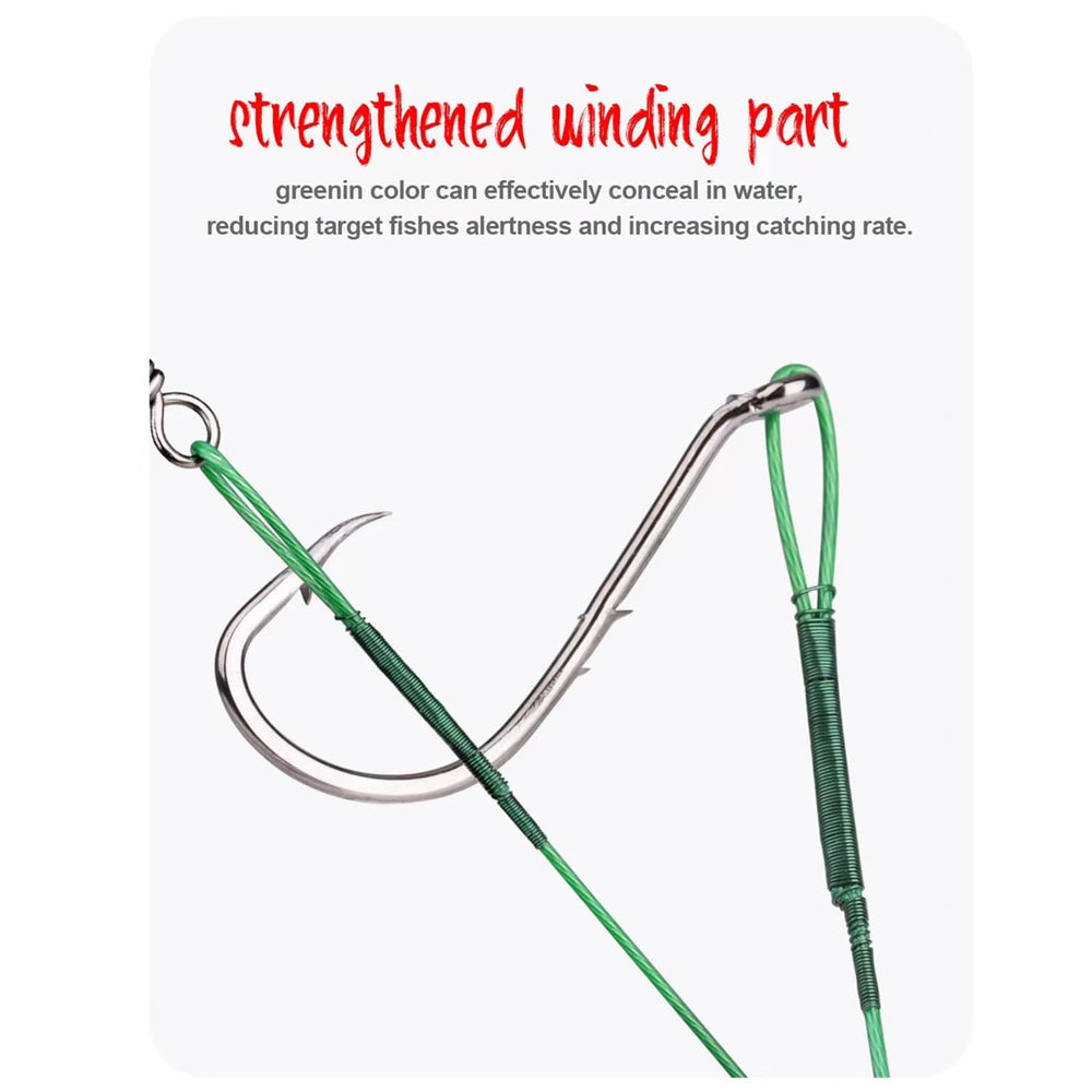 High carbon steel octopus fishing hook with sharp corrosion-resistant points