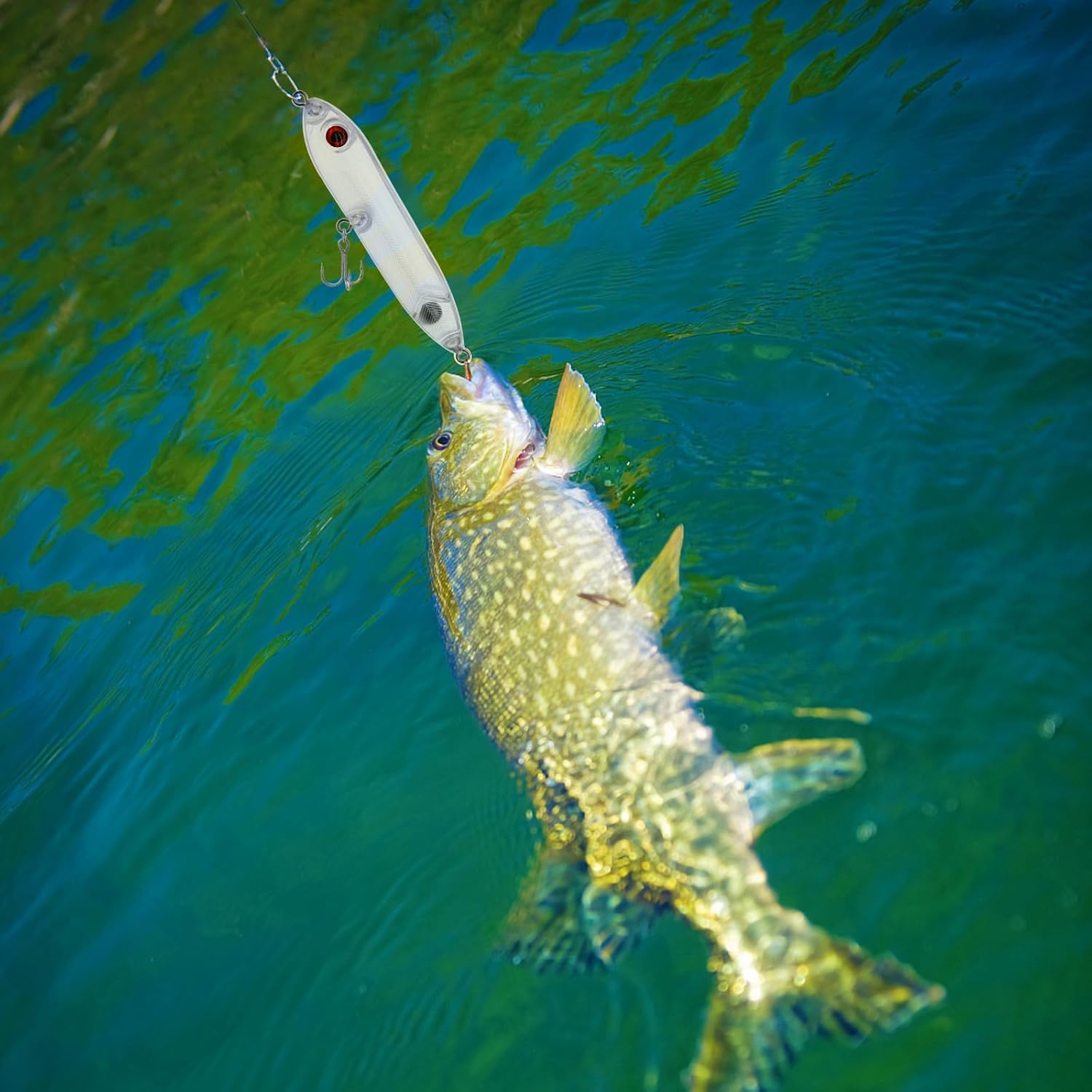 DIY fishing lure blanks with customizable 3D eyes