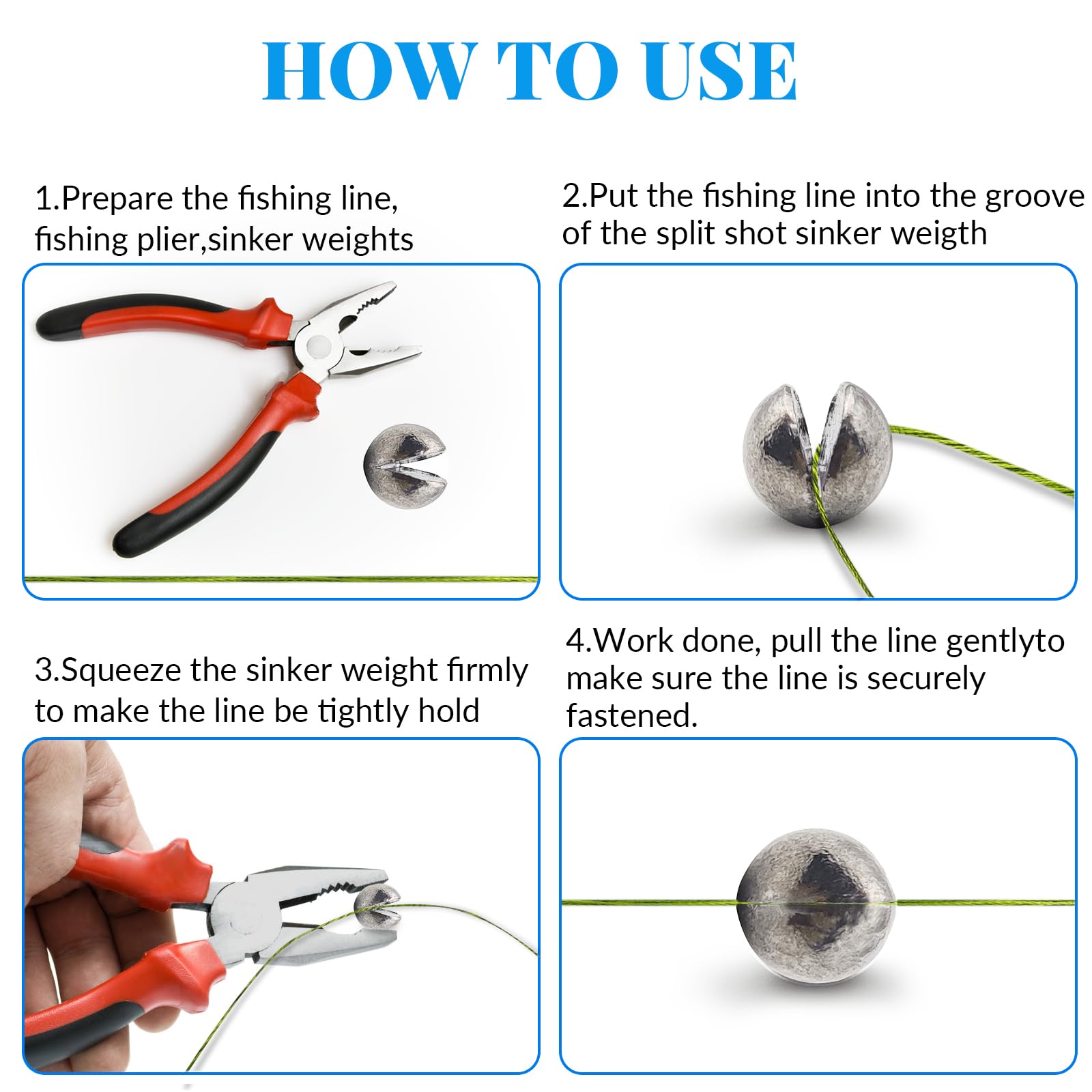 Removable mouth design on lead fishing sinkers