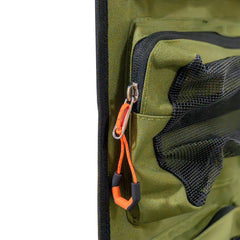 23ZERO Utility Hanger mesh pockets enable quick content viewing.