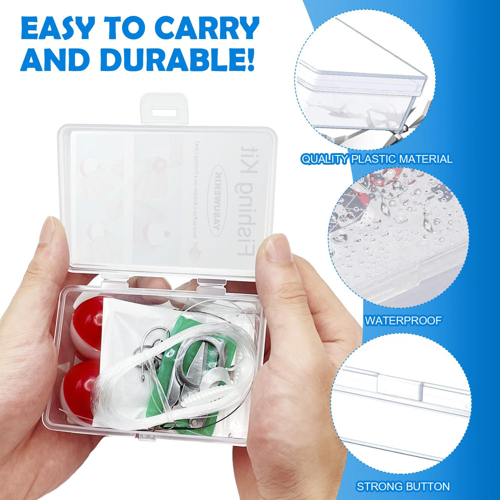 Compact kit size 3.86 x 2.68 x 1.3 inches