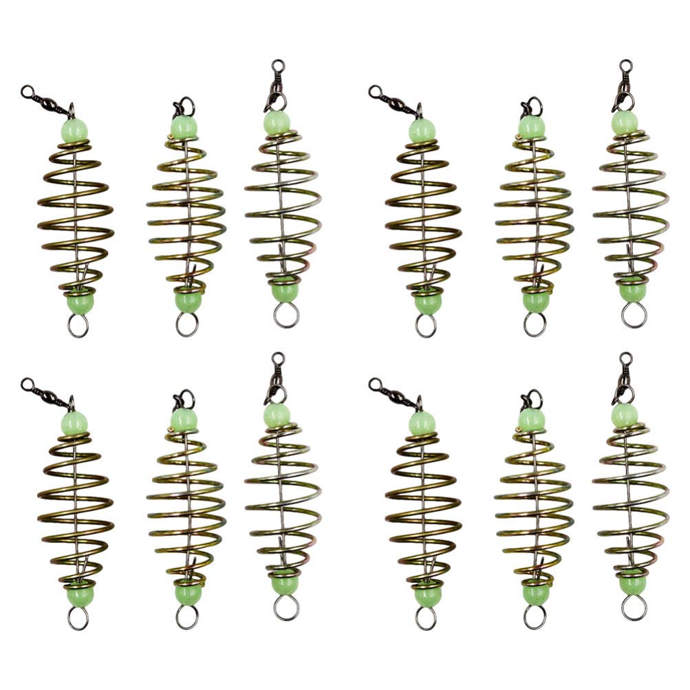 Front view of 24Pcs Fishing Bait Trap Cage Feeder