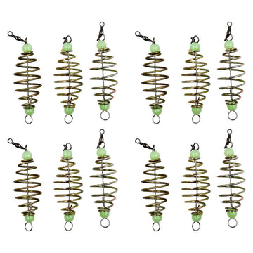 Front view of 24Pcs Fishing Bait Trap Cage Feeder
