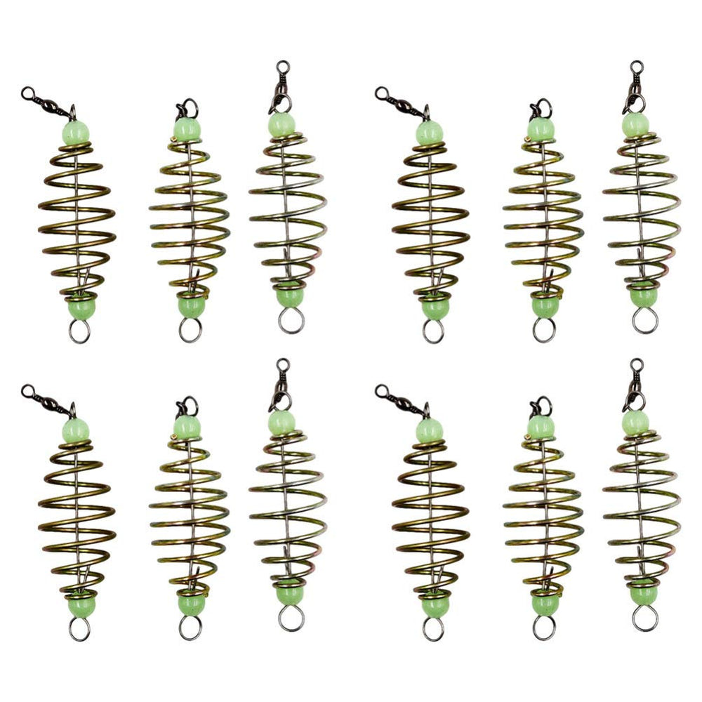 Front view of 24Pcs Fishing Bait Trap Cage Feeder