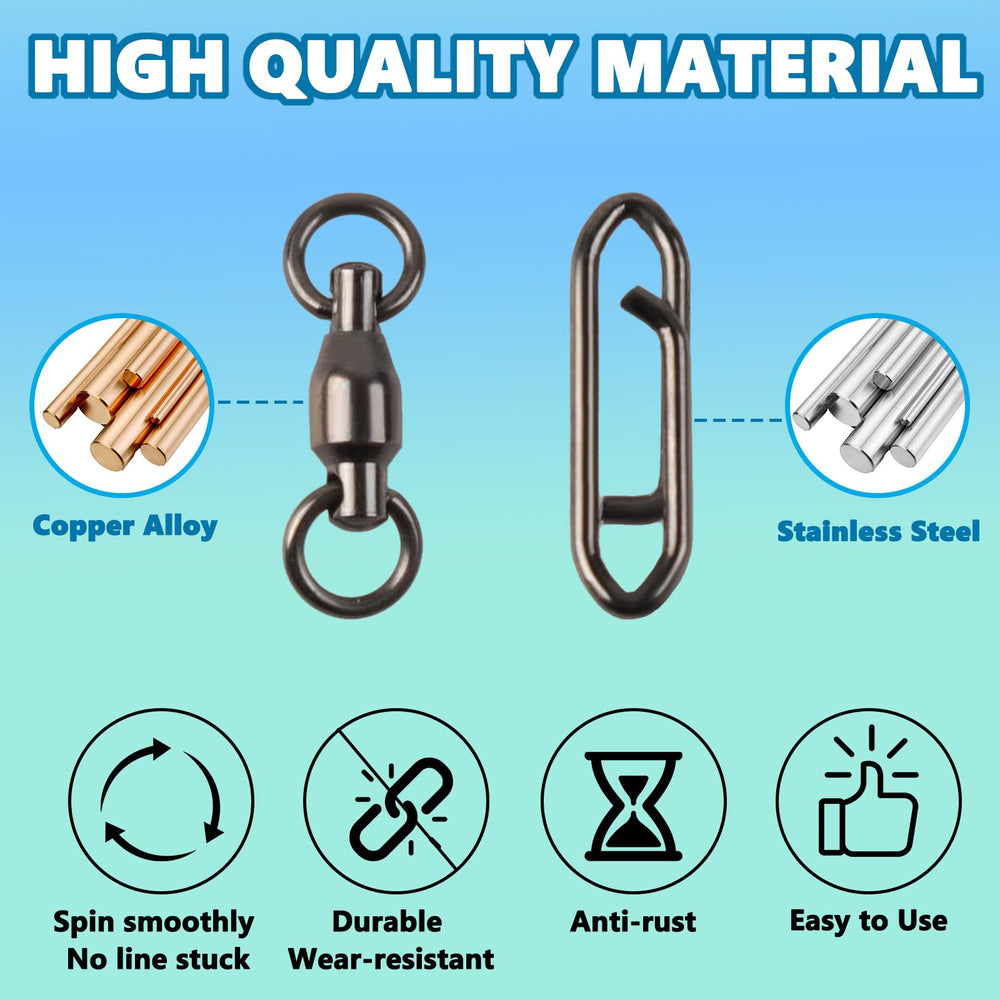 Barrel swivel with solid welding ring rated up to 55lb