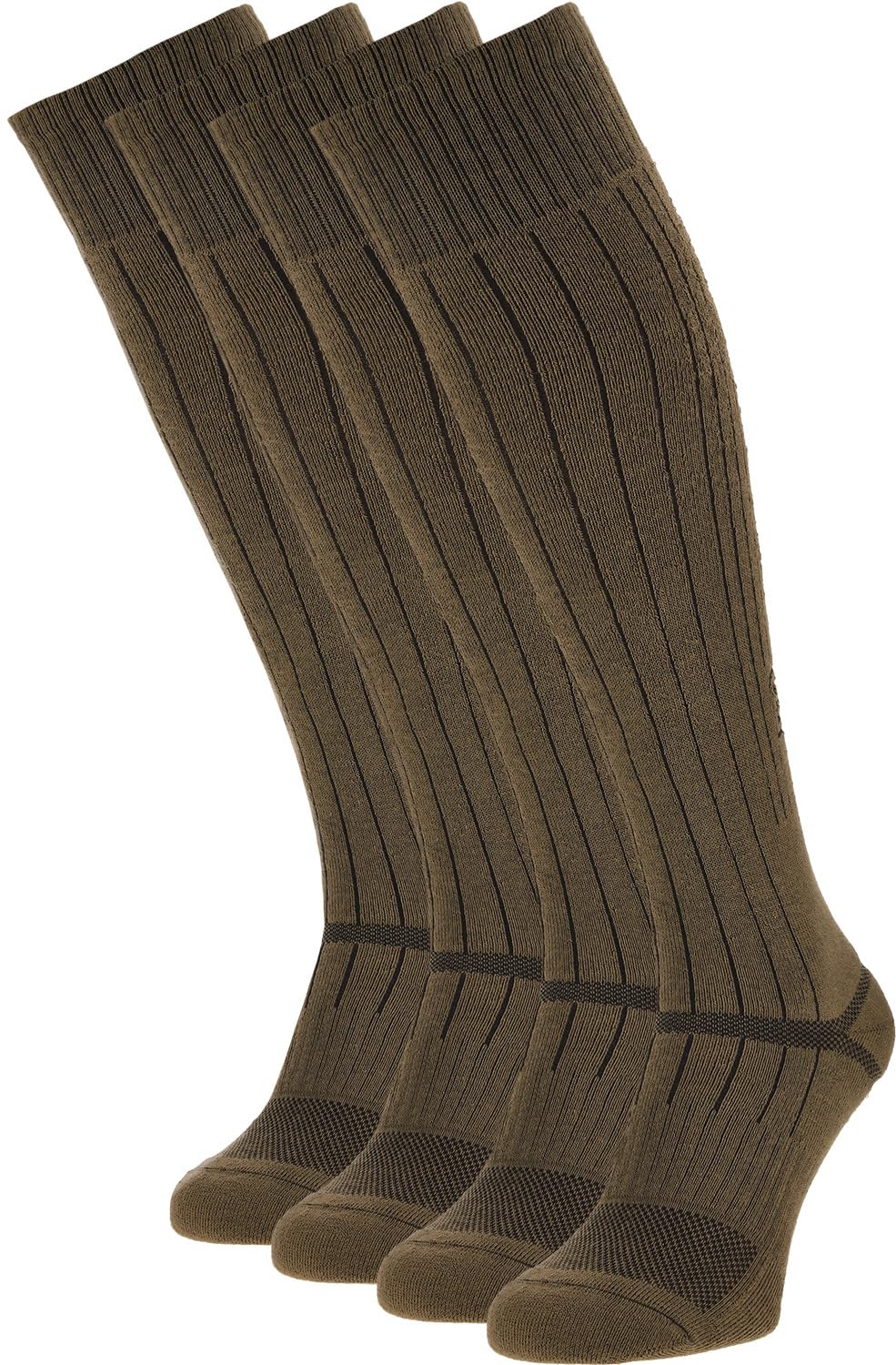 281Z military demi-season socks in coyote brown pack offer breathable comfort for outdoor boots