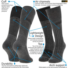 281Z Military socks closeup shows combed cotton for soft, durable wear.
