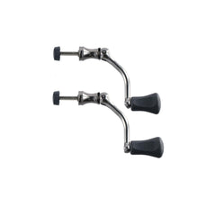 Front view of 2Pcs metal rocker arm spinning reel handle