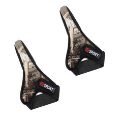 2-pack Y-shaped camouflage single-finger fishing gloves front view