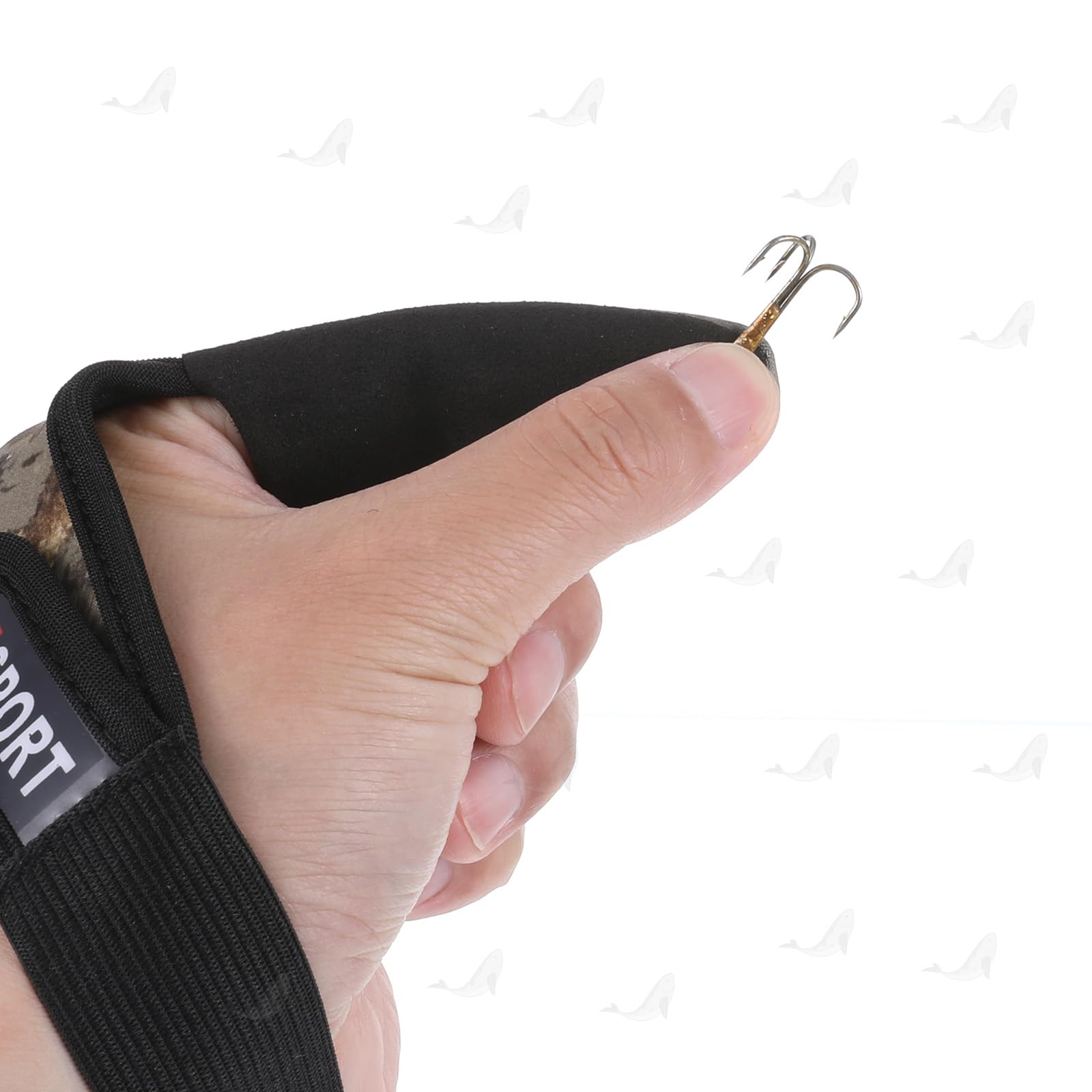 Two gloves with compact lightweight design on palm